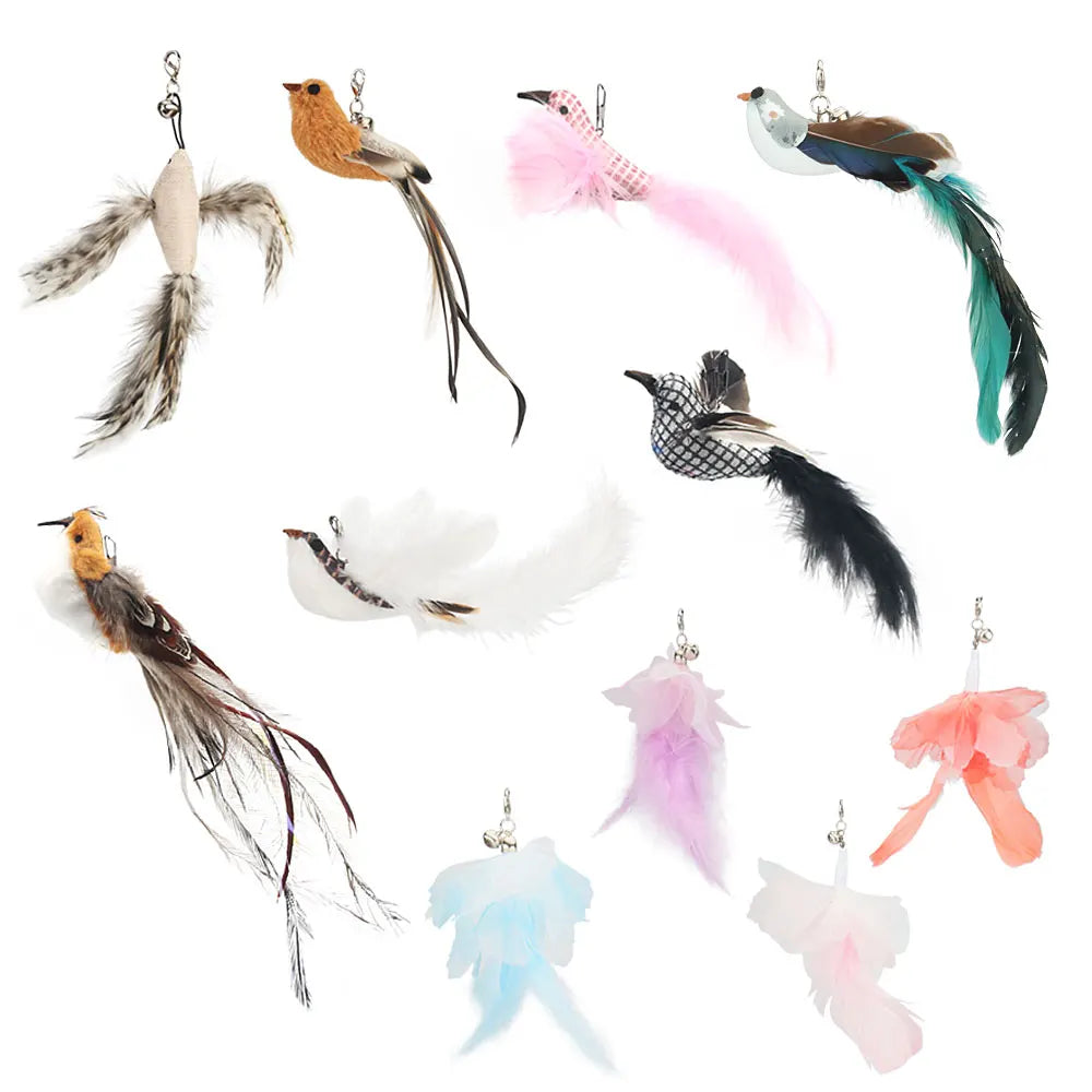 Feather Cat Toy Wand