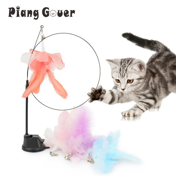 Feather Cat Toy Wand